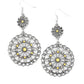 Beaded Brilliance - Yellow - Paparazzi Earring Image