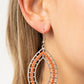 Fruity Fiesta - Orange - Paparazzi Earring Image