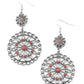 Beaded Brilliance - Red - Paparazzi Earring Image
