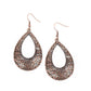 Get Into The GROVE - Copper - Paparazzi Earring Image