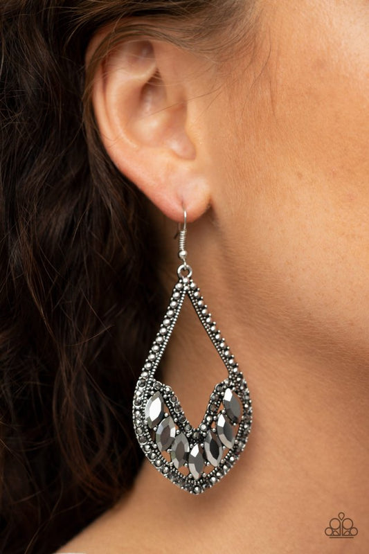 Ethereal Expressions - Silver - Paparazzi Earring Image