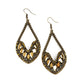 Ethereal Expressions - Brass - Paparazzi Earring Image