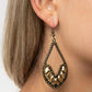 Ethereal Expressions - Brass - Paparazzi Earring Image