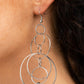 Running Circles Around You - Silver - Paparazzi Earring Image