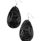 Garden Therapy - Black - Paparazzi Earring Image