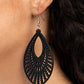 Bermuda Breeze - Black - Paparazzi Earring Image