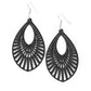 Bermuda Breeze - Black - Paparazzi Earring Image