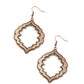 Taj Mahal Majesty - Copper - Paparazzi Earring Image
