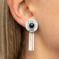 Desert Amulet - Black - Paparazzi Earring Image