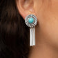 Desert Amulet - Blue - Paparazzi Earring Image