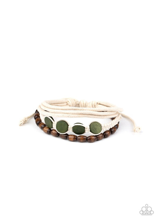 Dream Beach House - Green - Paparazzi Bracelet Image