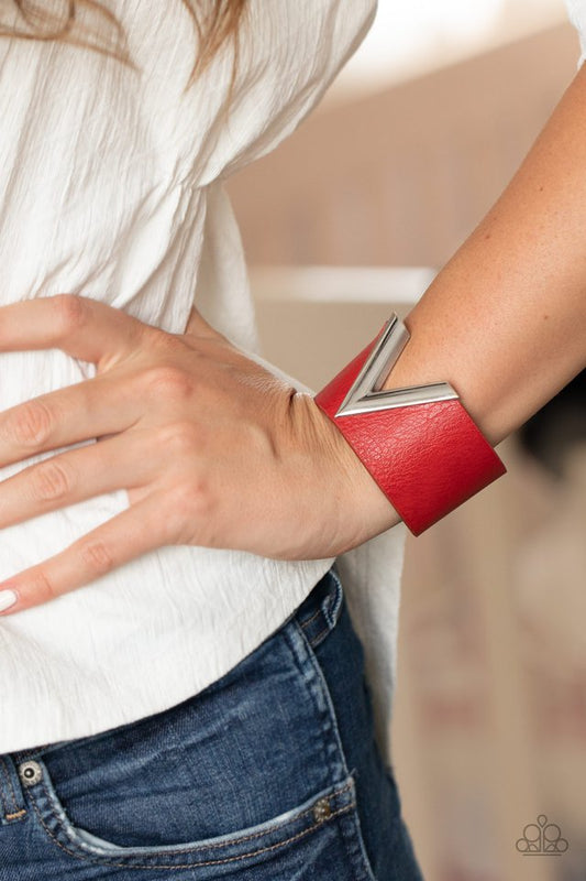 Claws Out - Red - Paparazzi Bracelet Image