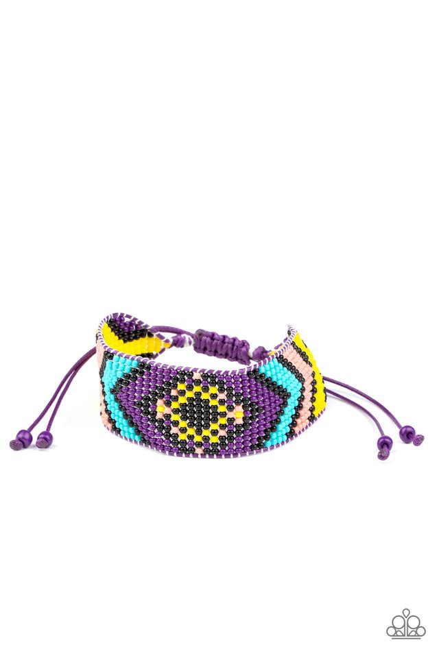 Desert Dive - Purple - Paparazzi Bracelet Image