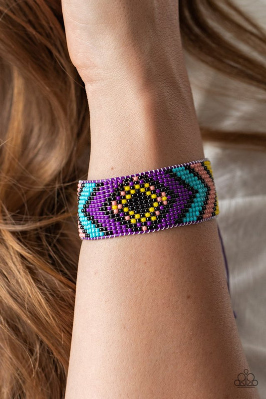 Desert Dive - Purple - Paparazzi Bracelet Image