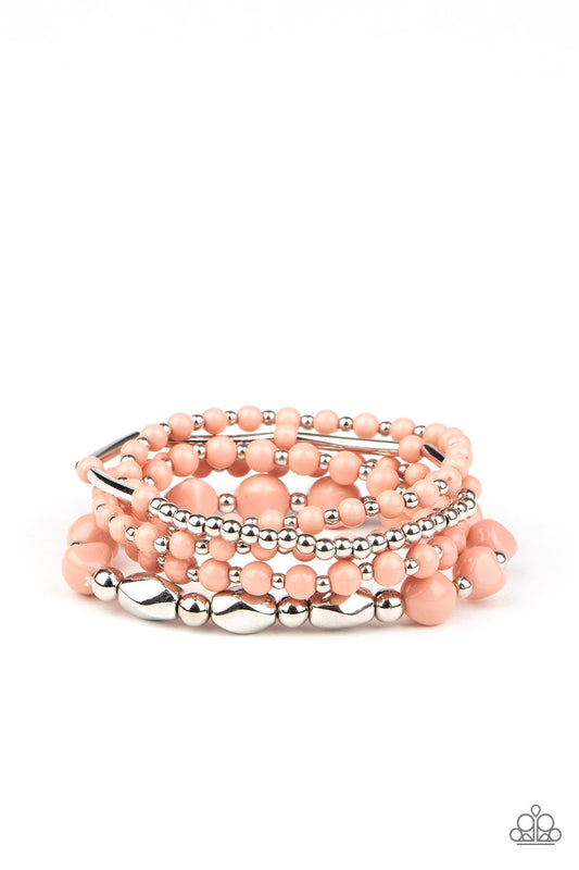 Paparazzi Bracelet ~ Vibrantly Vintage - Pink