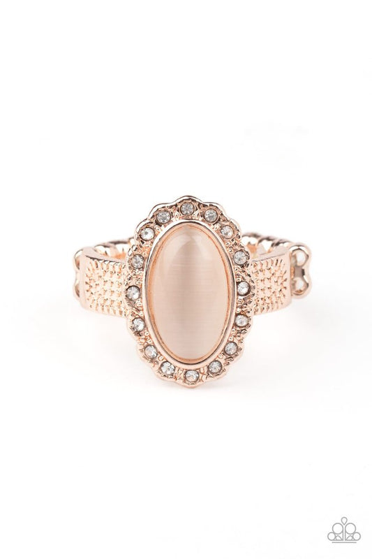 Fabulously Flawless - Rose Gold - Paparazzi Ring Image
