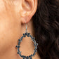 Sparkly Status - Blue - Paparazzi Earring Image