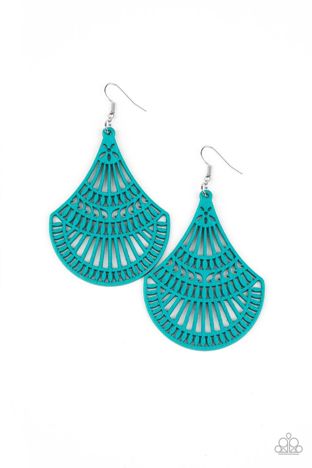 Tropical Tempest - Blue - Paparazzi Earring Image