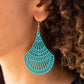 Tropical Tempest - Blue - Paparazzi Earring Image