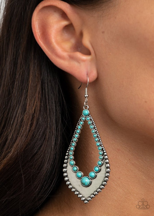 Essential Minerals - Blue - Paparazzi Earring Image