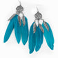 In Your Wildest DREAM-CATCHERS - Blue - Paparazzi Earring Image