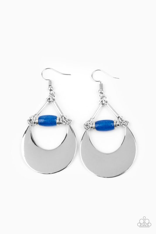 Mystical Moonbeams - Blue - Paparazzi Earring Image