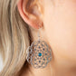 Botanical Bash - Blue - Paparazzi Earring Image