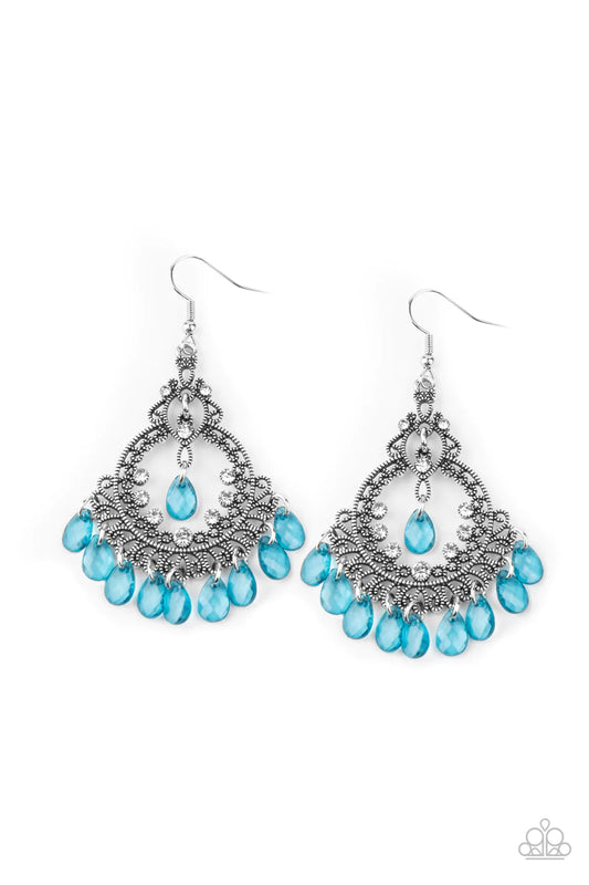 Paparazzi Earring ~ Lyrical Luster - Blue