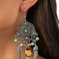 Paparazzi Earrings Oct LOP ~ Desert Plains - Blue