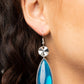Jaw-Dropping Drama - Blue - Paparazzi Earring Image