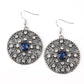 GLOW Your True Colors - Blue - Paparazzi Earring Image