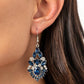 Ice Castle Couture - Blue - Paparazzi Earring Image
