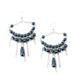 Party Planner Posh - Blue - Paparazzi Earring Image