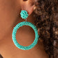 Be All You Can BEAD - Blue - Paparazzi Earring Image