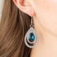 So The Story GLOWS - Blue - Paparazzi Earring Image