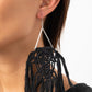Modern Day Macrame - Black - Paparazzi Earring Image