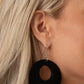 Island Hop - Black - Paparazzi Earring Image