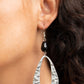 Enhanced Elegance - Black - Paparazzi Earring Image