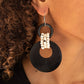 Beach Day Drama - Black - Paparazzi Earring Image