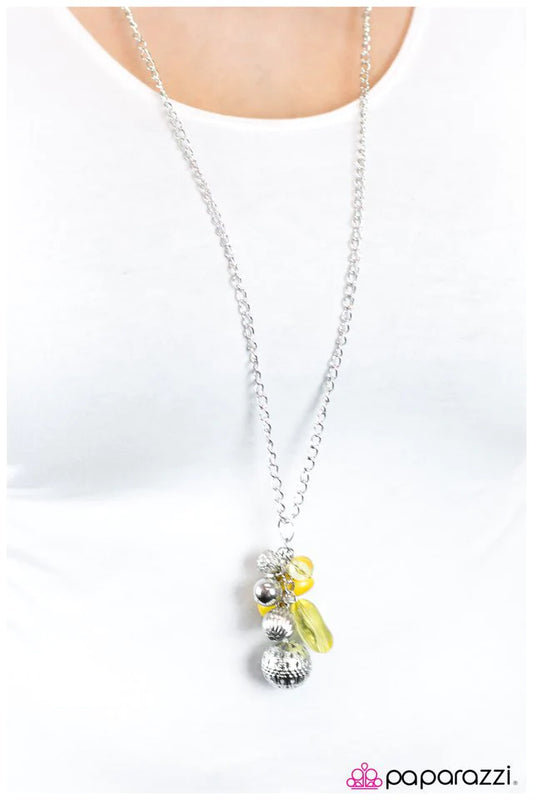 Paparazzi Necklace ~ Pep In My Step - Yellow