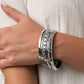 Revved Up Rhinestones - Silver - Paparazzi Bracelet Image