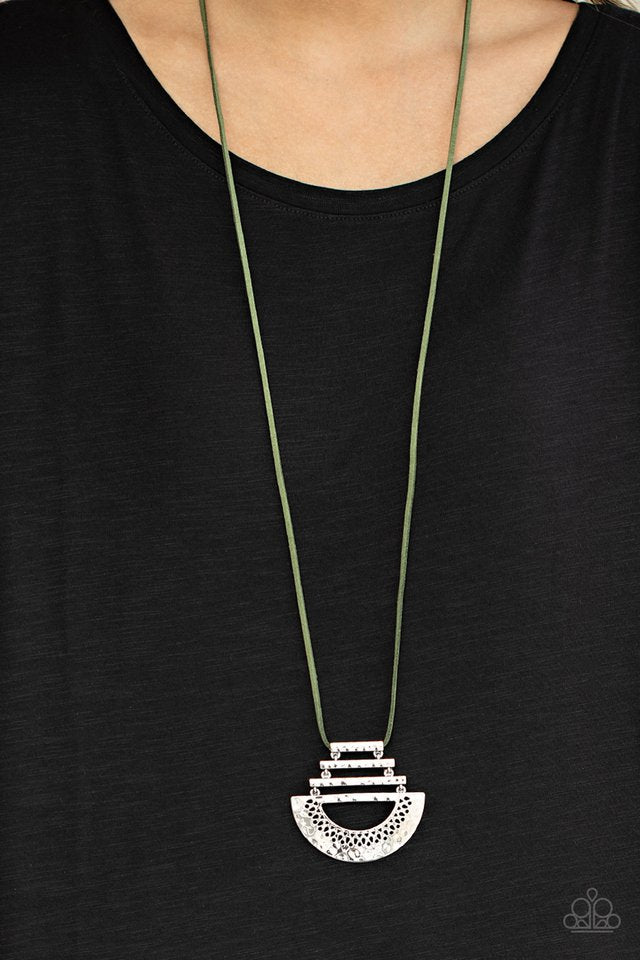 Rise and SHRINE - Green - Paparazzi Necklace Image