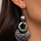 Shimmer Suite - Black - Paparazzi Earring Image