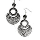 Shimmer Suite - Black - Paparazzi Earring Image