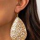 Metallic Mirrors - Gold - Paparazzi Earring Image