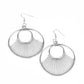 Really High-Strung - Silver - Paparazzi Earring Image