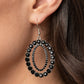 Deluxe Luxury - Black - Paparazzi Earring Image