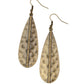 On The Up and UPSCALE - Brass - Paparazzi Earring Image