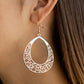 Vineyard Venture - Rose Gold - Paparazzi Earring Image