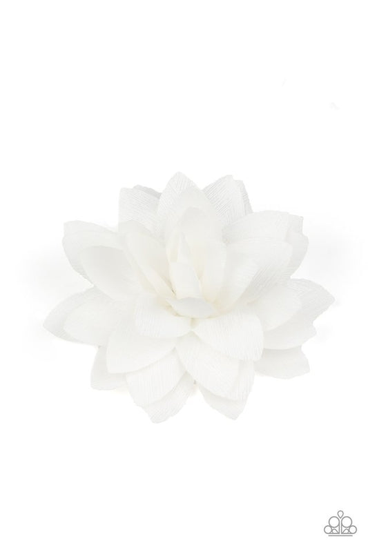 Summer Is In The Air - White - Paparazzi Hair Accessories Image